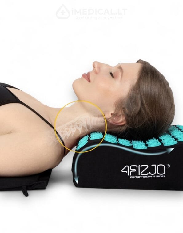 ergonominė akupresūros pagalvė
