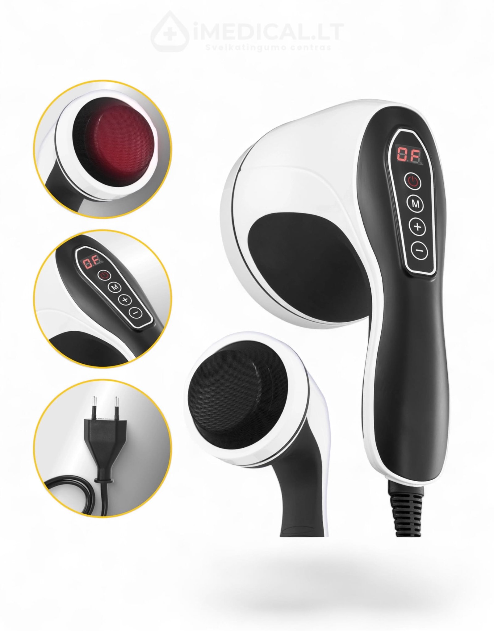 Anticeliulitinis Masažuoklis anticeliulitinis masažuoklis su masažo galvutėmis