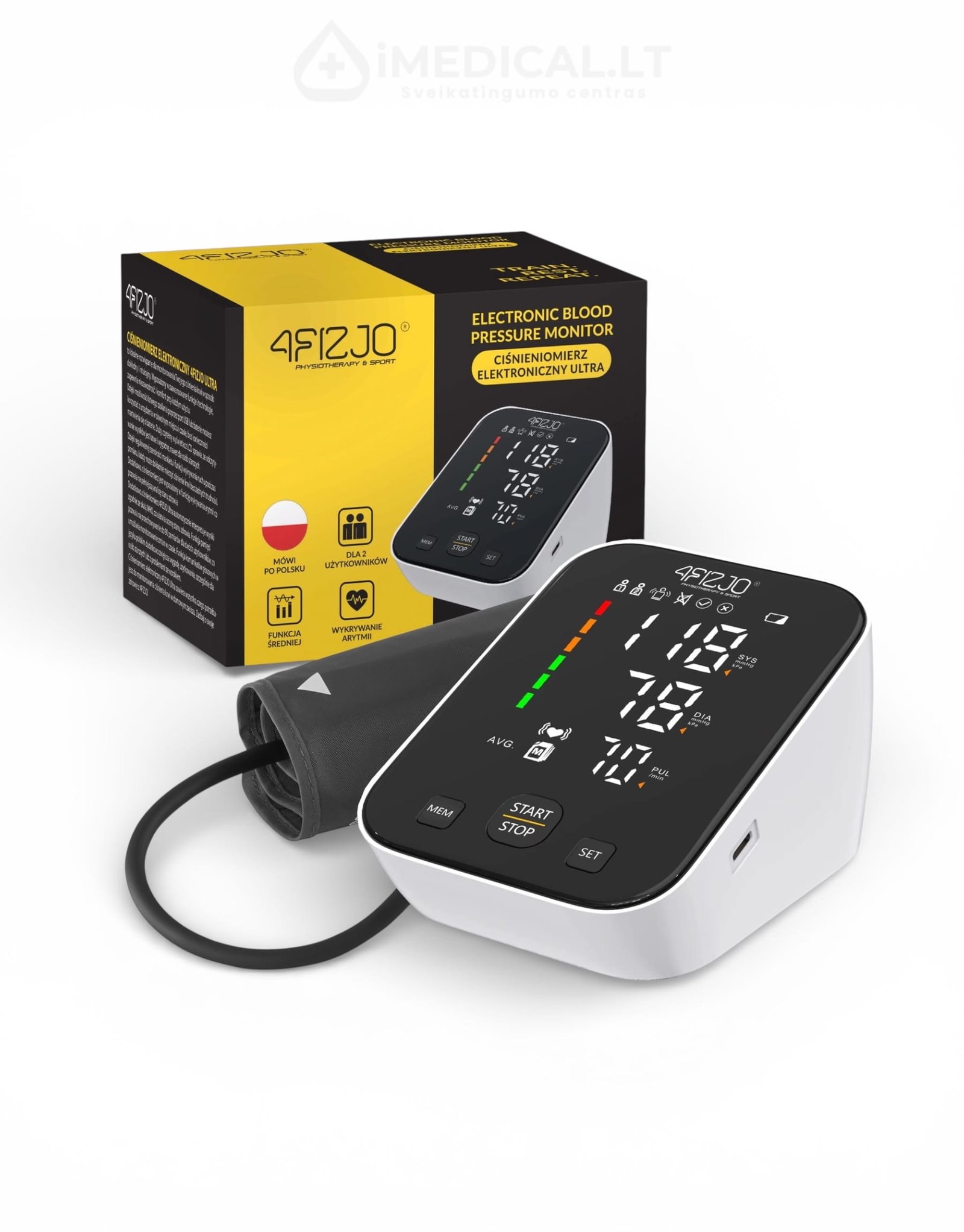 Žastinis Kraujospūdžio Matuoklis ULTRA kraujospūdžio matuokliai