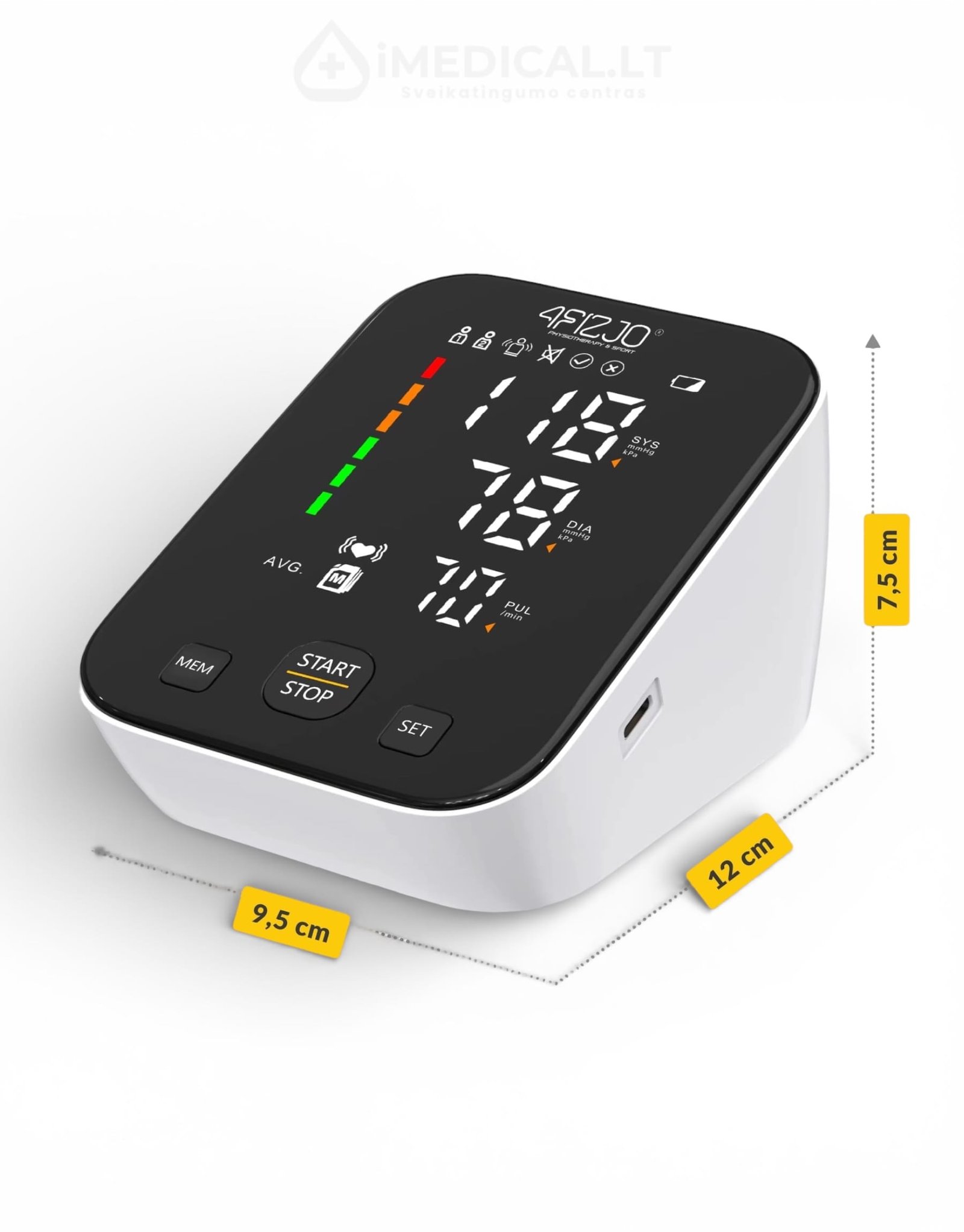 Žastinis Kraujospūdžio Matuoklis ULTRA kraujospūdžio matuoklis